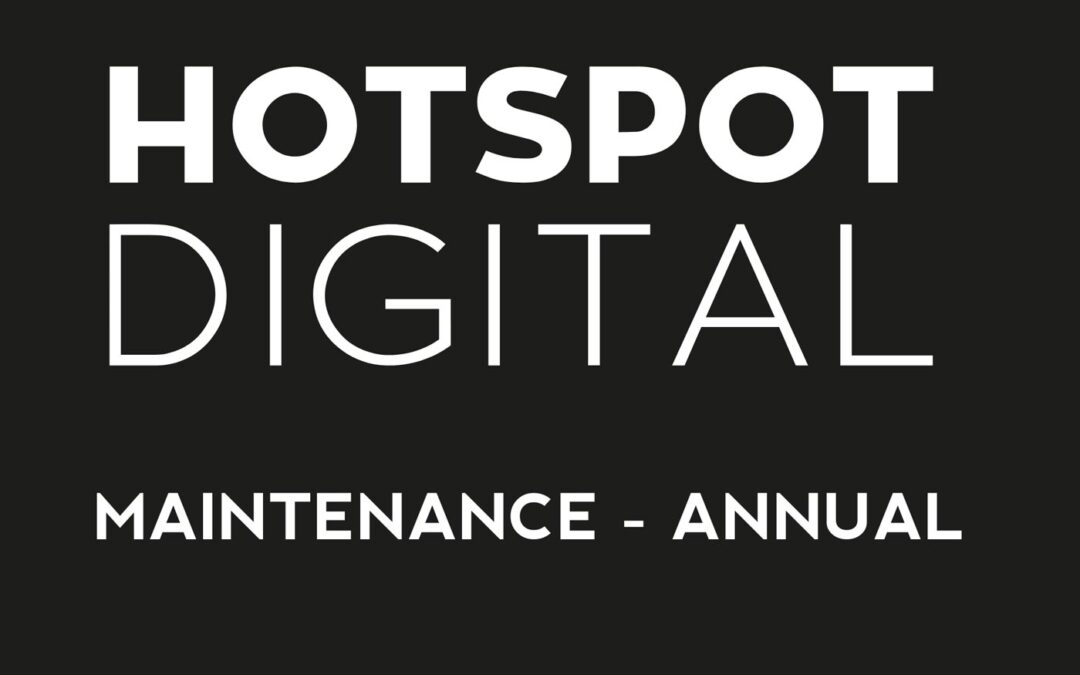 Maintenance – Annual